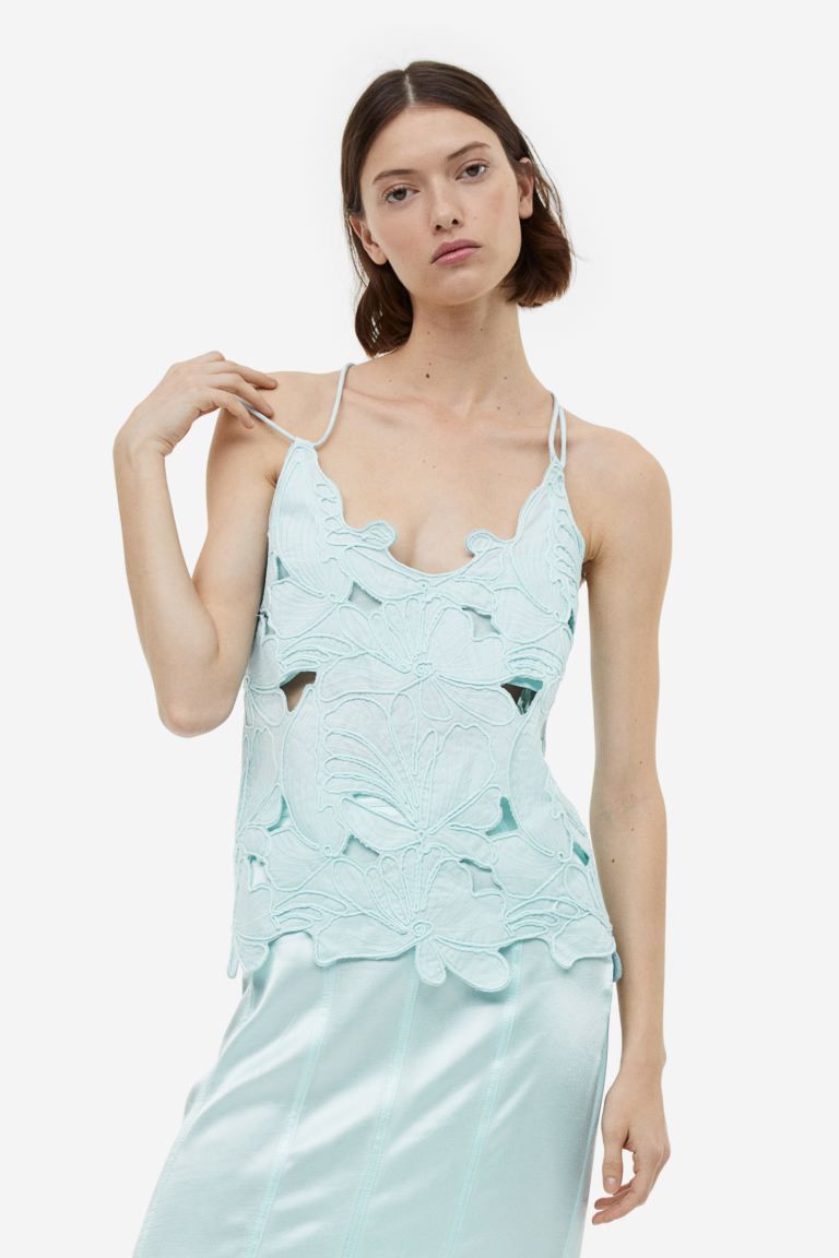 Embroidered Top | H&M (US + CA)