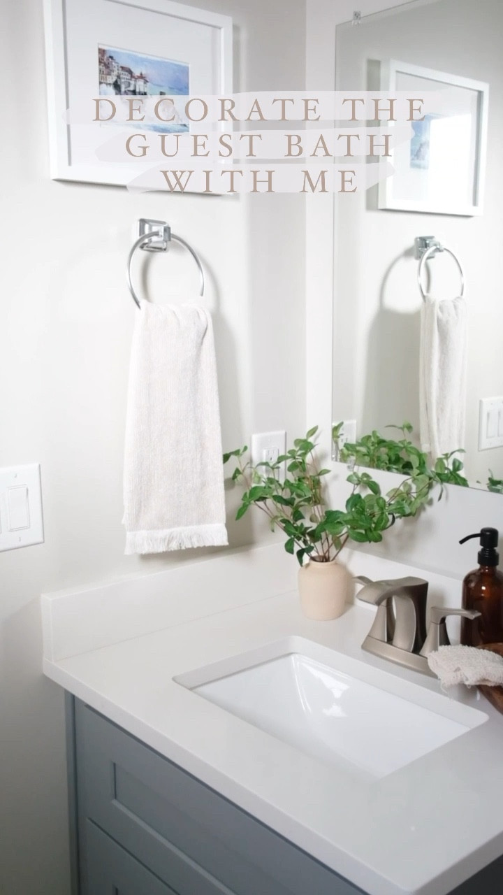 Adding those special touches to make the guest bathroom feel cozy *+ This is a very small bathroom so I wanted to add functional, cozy decor that didn't feel too cramped.

Home decor, Target home decor

#LTKhome #LTKunder100