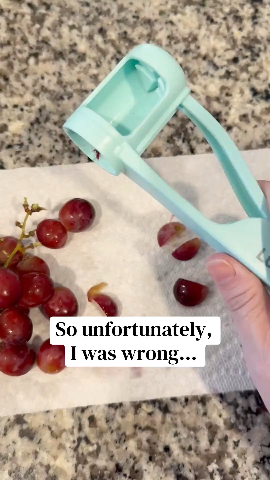 I was wrong about this grape cutter! I didn’t think I needed one but this has been the best kitchen tool investment!🎉

It makes snack time safer and easier 🍇✂️

If you have toddlers or little kids, you know how important it is to cut grapes safely—and this tool is a total game changer. This grape cutter quickly slices grapes into perfect quarters in seconds, helping reduce choking hazards and saving you so much time during busy mornings or lunch prep.

It’s one of my favorite mom hacks for quick snacks, and a must-have for busy moms, meal prep routines, and toddler-friendly kitchens. No more standing at the counter cutting grapes one by one 🙌

Perfect for:
• School lunches
• Snack trays
• Baby-led weaning
• Quick meal prep

If you’re looking for kitchen gadgets that actually make mom life easier, this one is 100% worth it.

#momlifehacks #toddlermeals #snackideasforkids #mealprepmadeeasy #kitchenmusthaves #momfavorites #amazonfinds #busy momlife #healthysnacksforkids #momhack #ltkhome

#LTKmomlife #LTKHome #LTKKids
