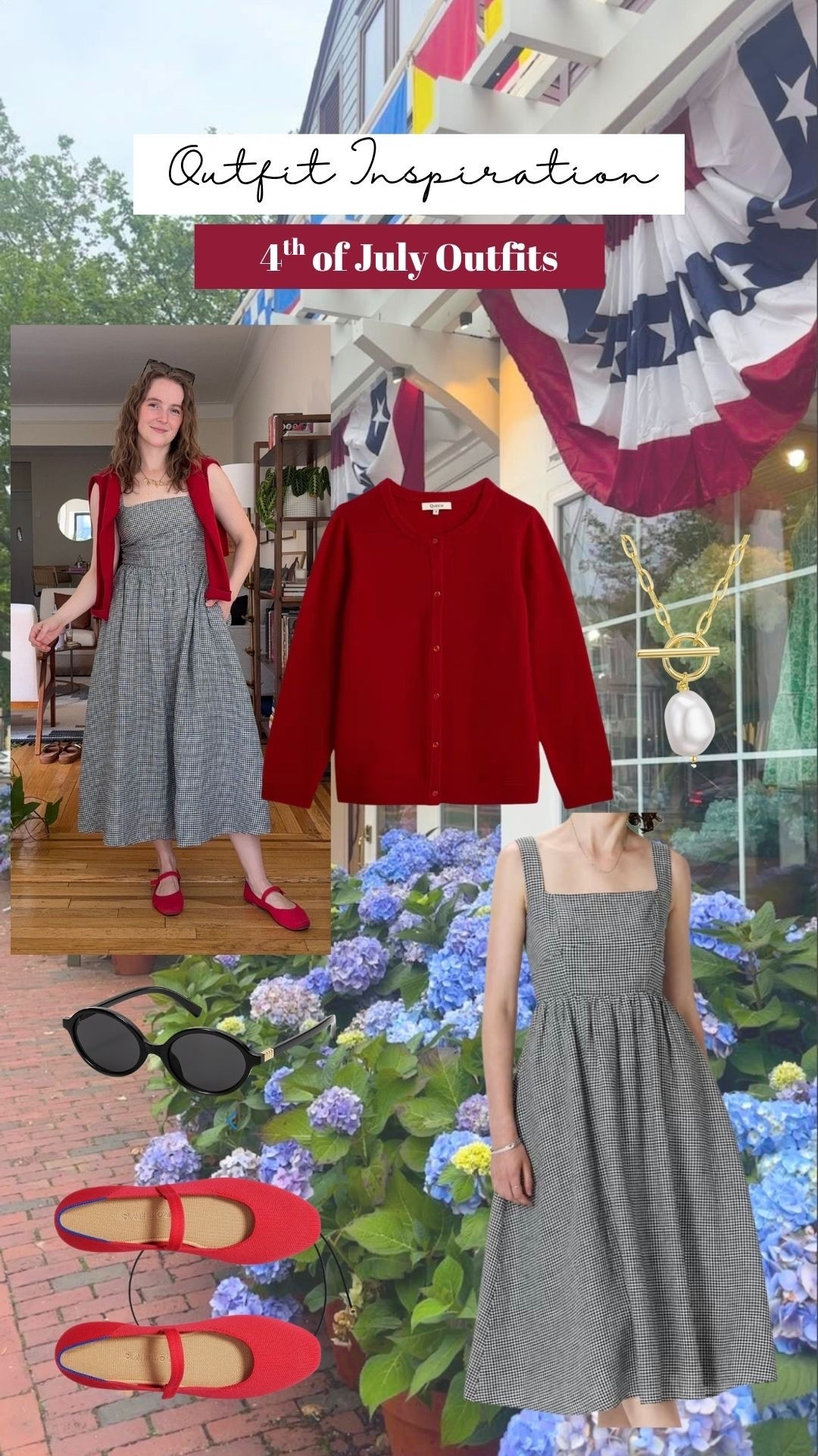 4th of July outfit ideas. Love this gingham dress. Lined and has pockets. Free shipping

#LTKSaleAlert #LTKSeasonal