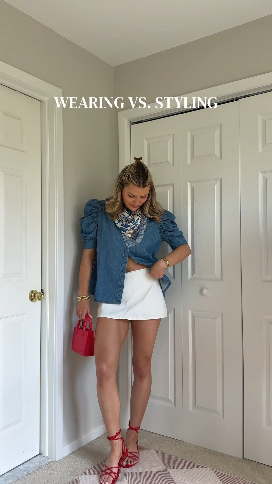Top is from Marshall’s, linked similar look!