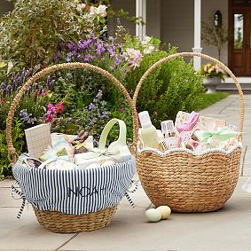 Navy Stripe Easter Liner | Pottery Barn Teen