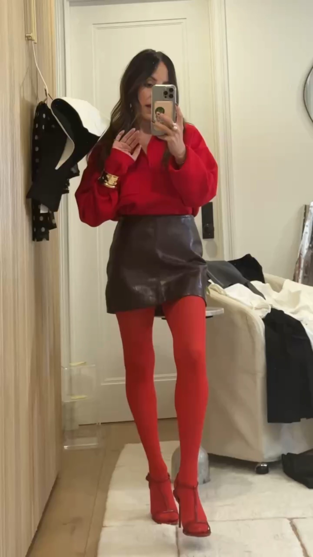 Leaning into a full-red moment tonight and honestly? Obsessed. There’s something about monochrome that makes the whole look feel so chic 

#LTKHoliday #LTKootd