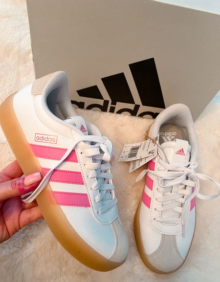 Oh my goodness…I can’t be the only Xennial who is just over the moon that all the things from our adolescence are back?!
Right? In junior high (yep, I’m that old.. IYKYK)) everyone had these Adidas court shoes ( I didn’t, but I wanted them!)
I saw them in store and bought them. Did I buy them for 13 year old me or 44 year old me? Not sure. Regardless, I love them. They look great with a cute little pair of denim cutoffs.
Summer, retro, sneakers, athletic shoes, Adidas, DSW, Samba, Gazelle 

#LTKFindsUnder100 #LTKShoeCrush #LTKOver40