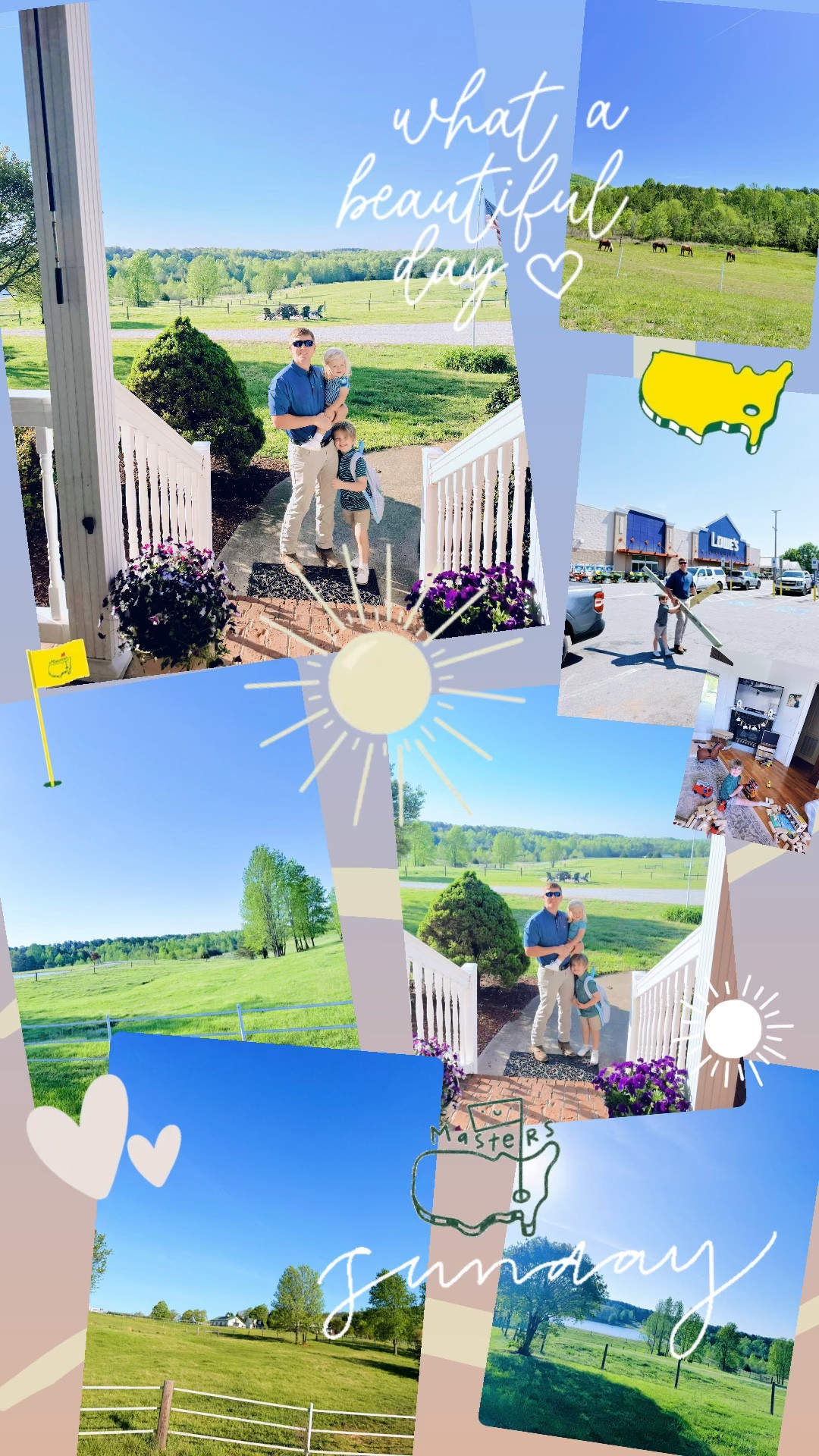 We love Master’s Sunday around here!! 