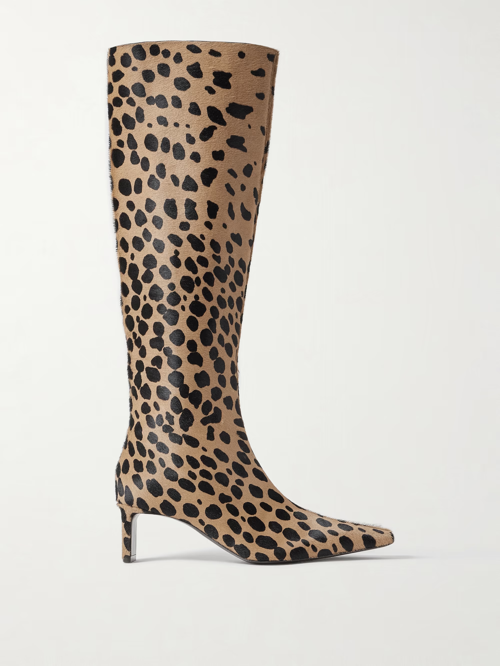 Ona leopard-print calf hair knee boots | NET-A-PORTER (UK & EU)