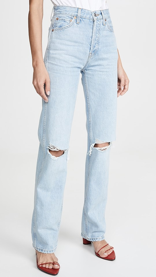 RE/DONE High Rise Rigid Loose Jean | SHOPBOP | Shopbop