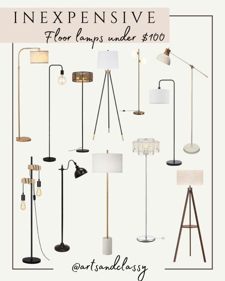 Modern and farmhouse style floor lamps under $100

Lamps plus finds
Walmart finds
Target finds
Amazon finds

#LTKhome #LTKFind #LTKunder100