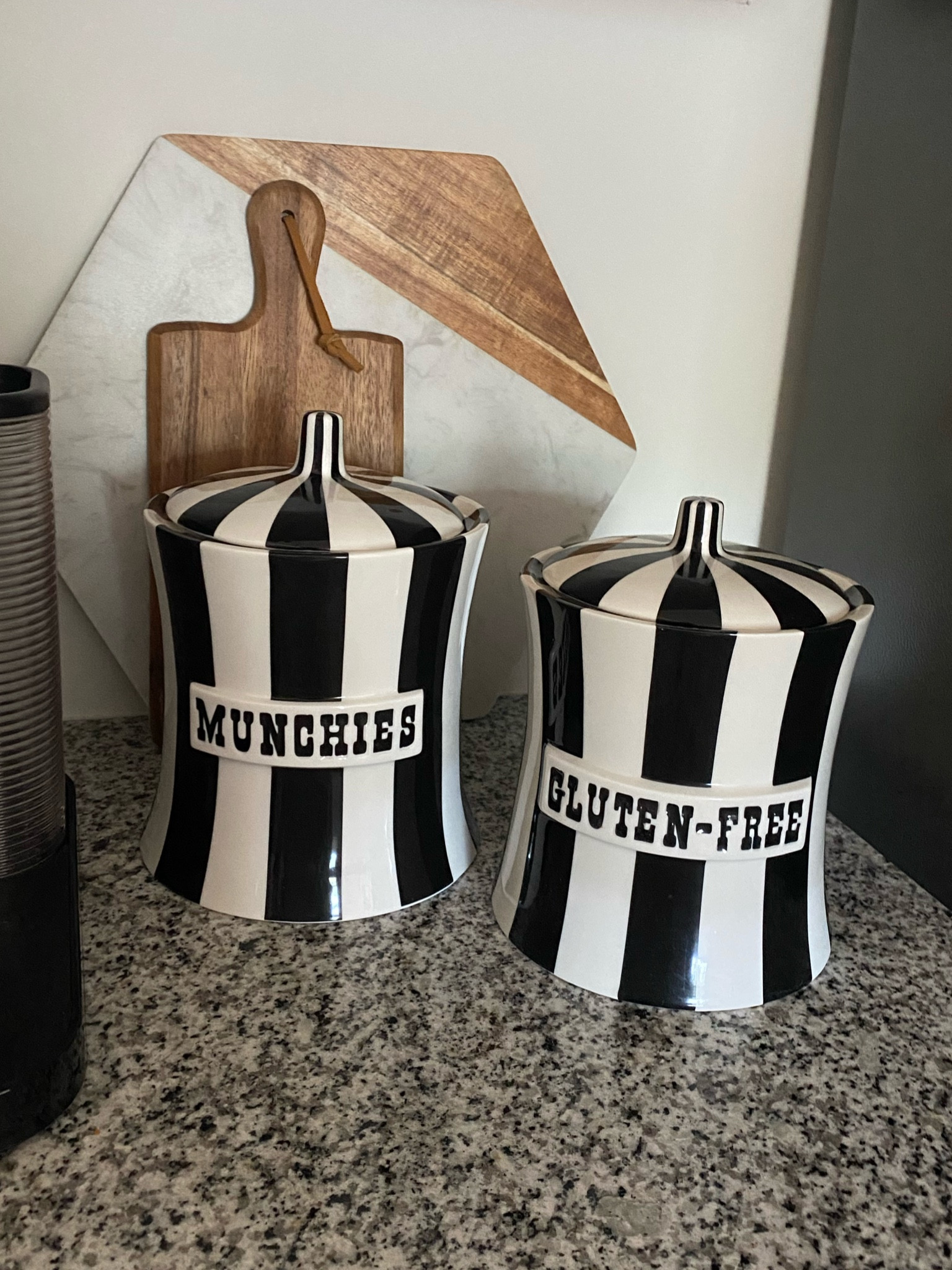 Jonathan Adler Vice canister 
Decorative objects 