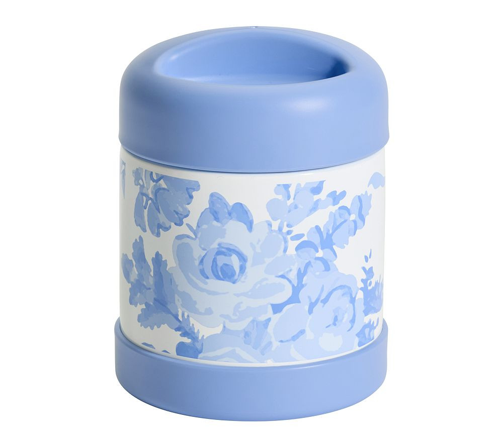 LoveShackFancy Blue Damask Floral Mackenzie Hot/Cold Container | Pottery Barn Kids