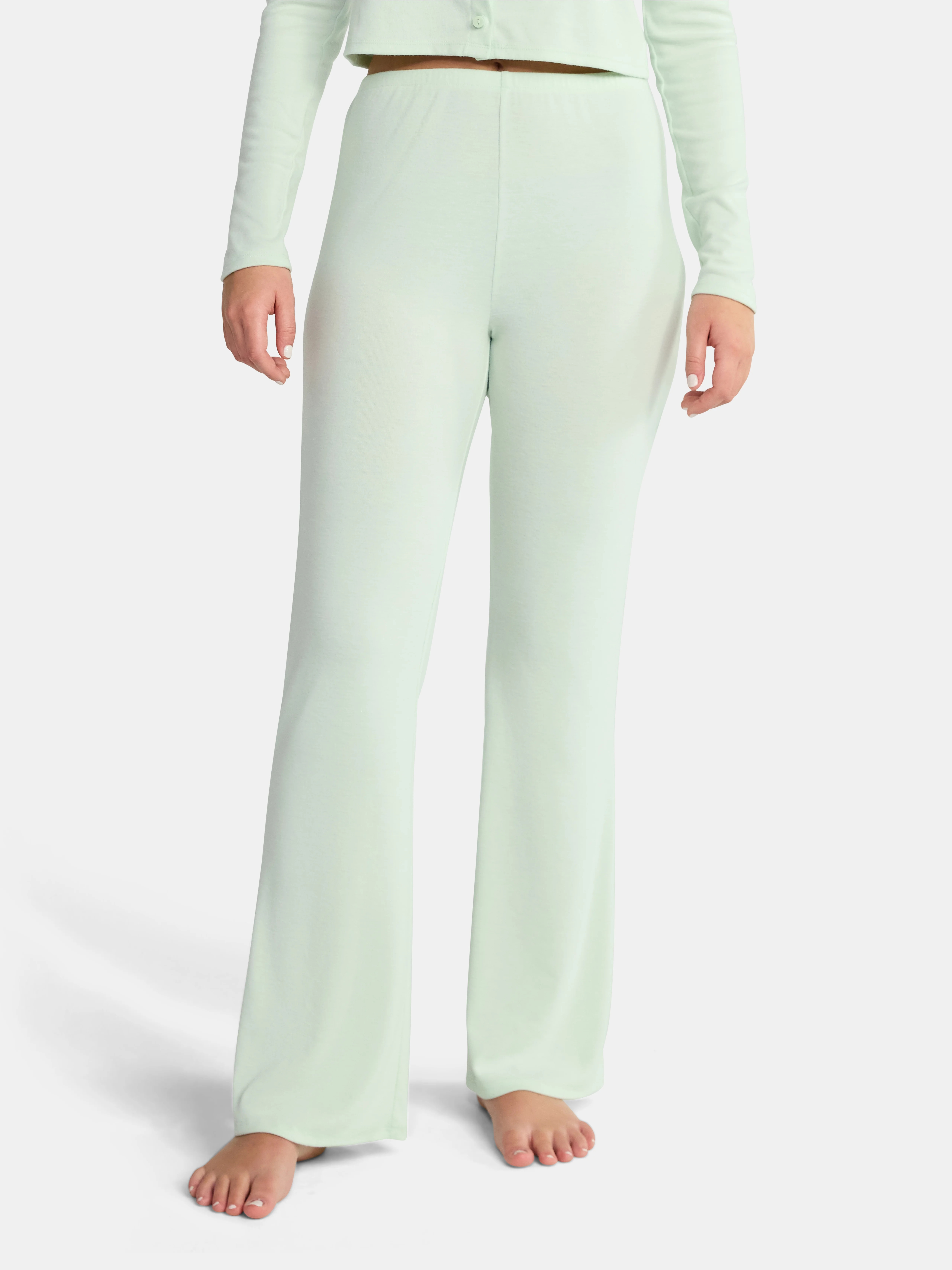 No Boundaries Sleep Flare Pants, 31'' Inseam, Women's | Walmart (US)