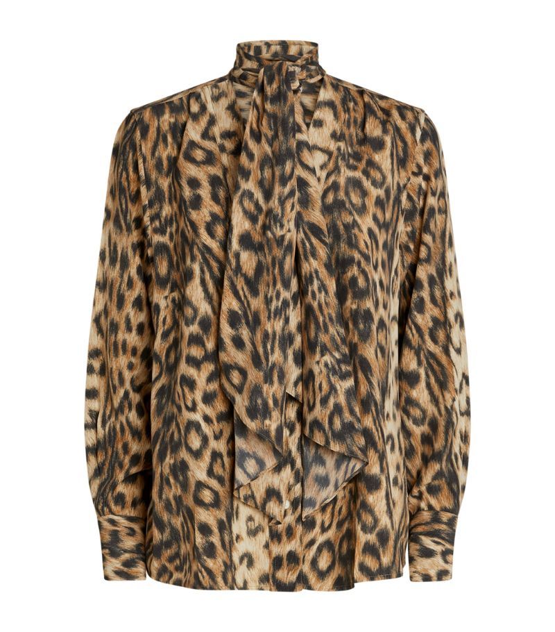 Victoria Beckham Leopard Print Blouse | Harrods