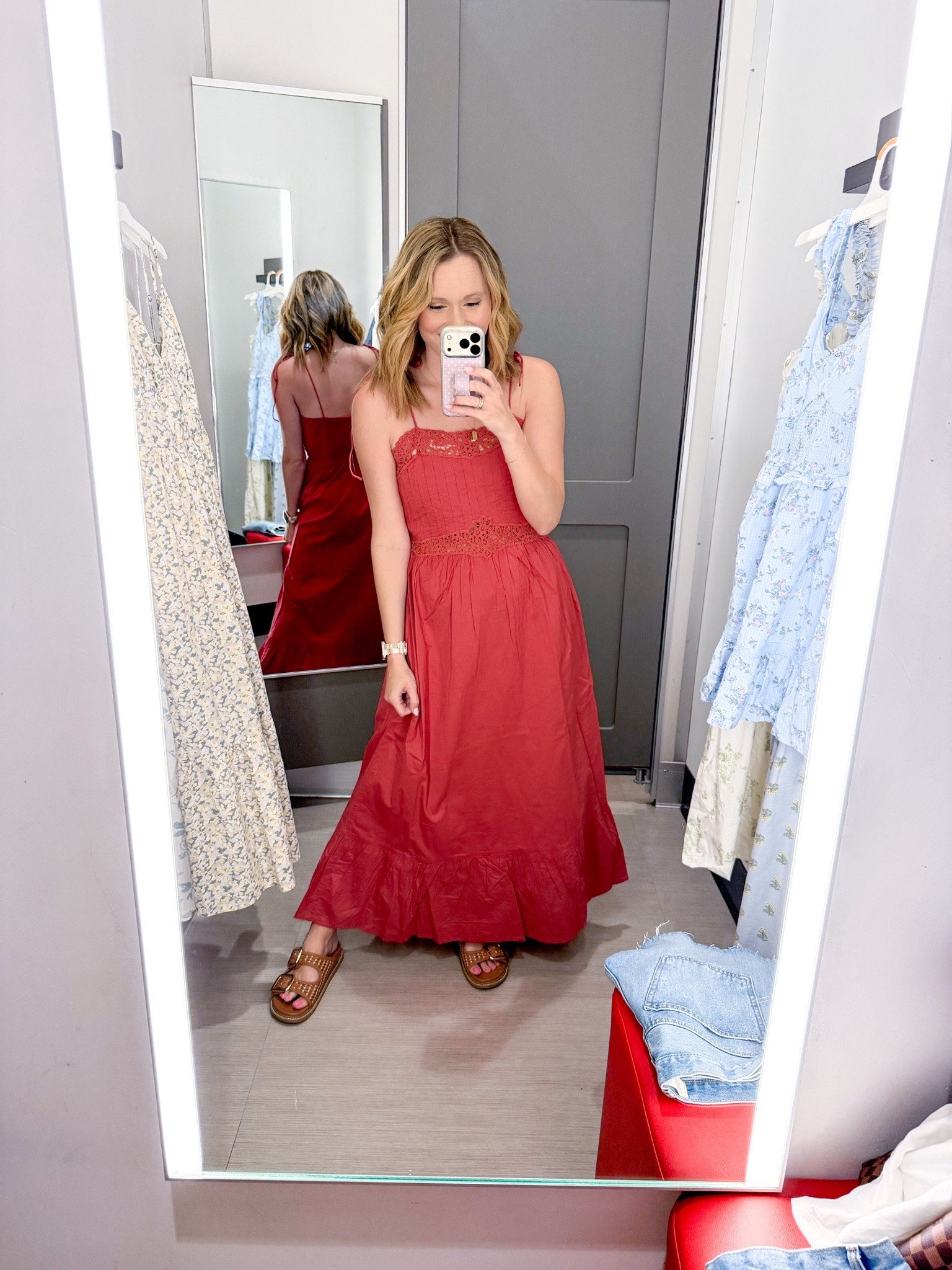 This red lace cami dress from Target is the cutest dress for Memorial Day or Fourth of July!

#LTKSeasonal #LTKmomlife #LTKootd