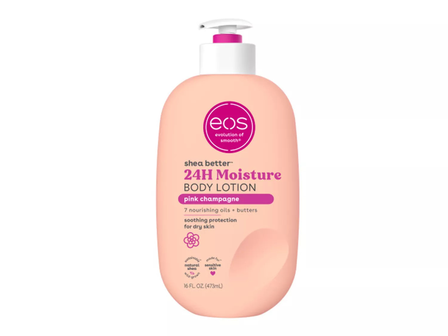 eos 24Hour Moisture Pink Champagne Body Lotion | Women's | Multicolor | Size One Size | Beauty & Self Care | DSW