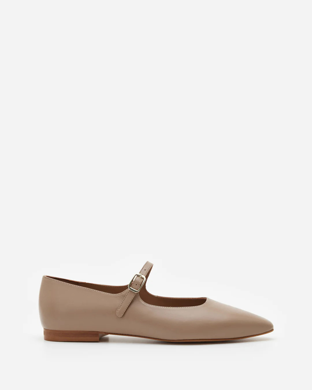 Camila Leather Beige | Flattered