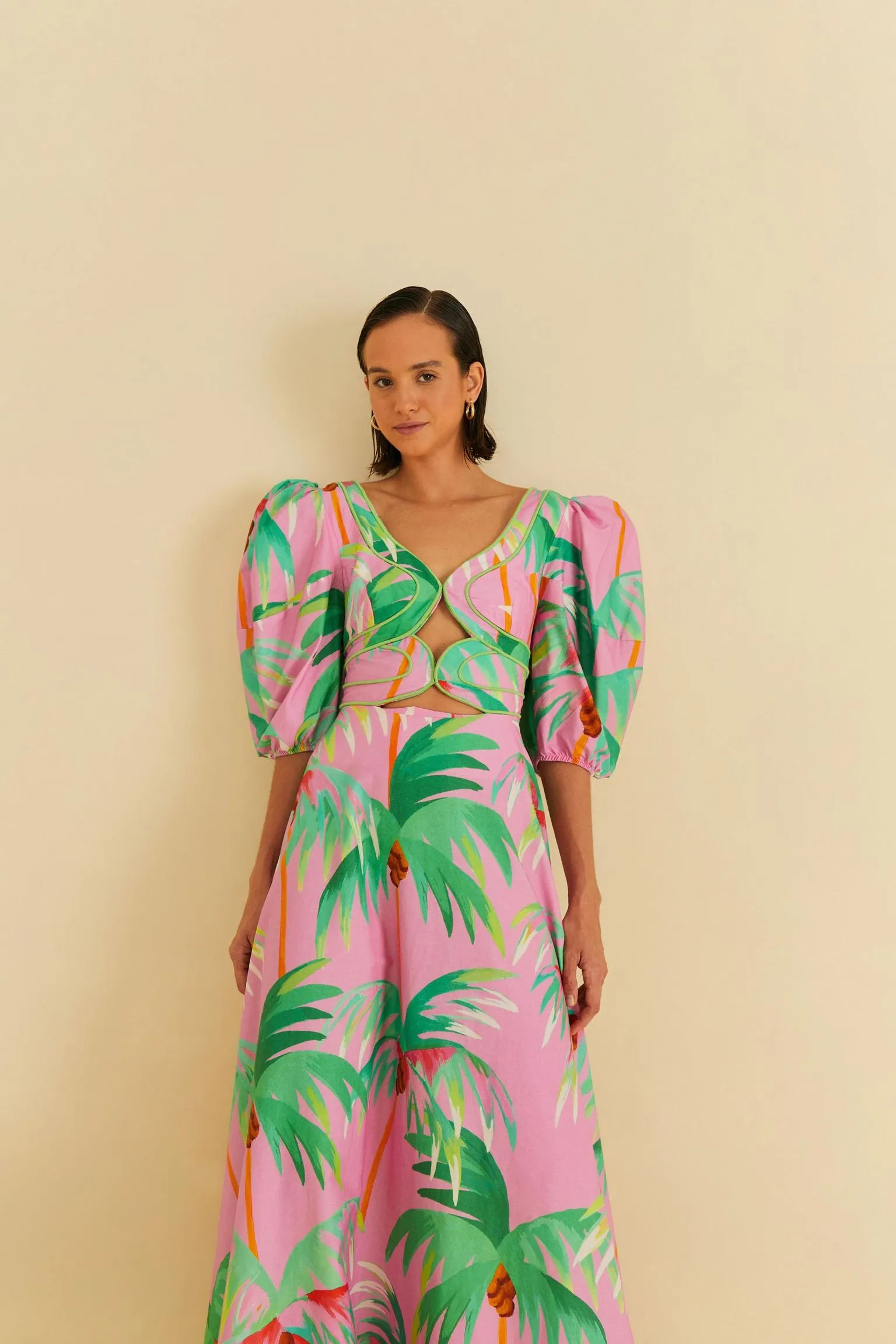 Vestido Cropped Estampado Coqueiral | Farm Rio (BR)