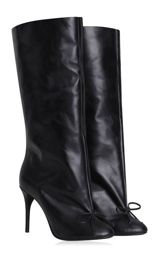 Wide Leather Knee Boots | Moda Operandi (Global)