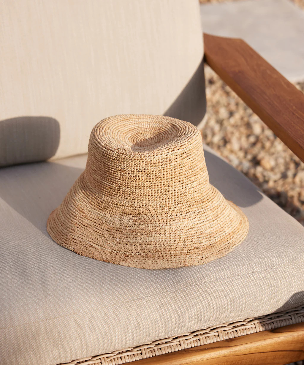 Crochet Raffia Sun Hat | Jenni Kayne