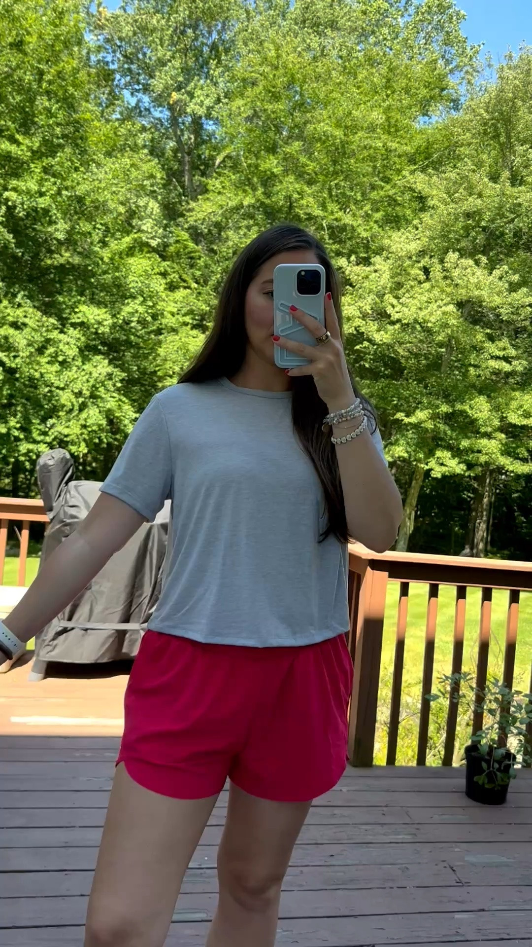 Shorts & tee are on sale! I’m wearing M in both!

#LTKSaleAlert #LTKmomlife #LTKActive