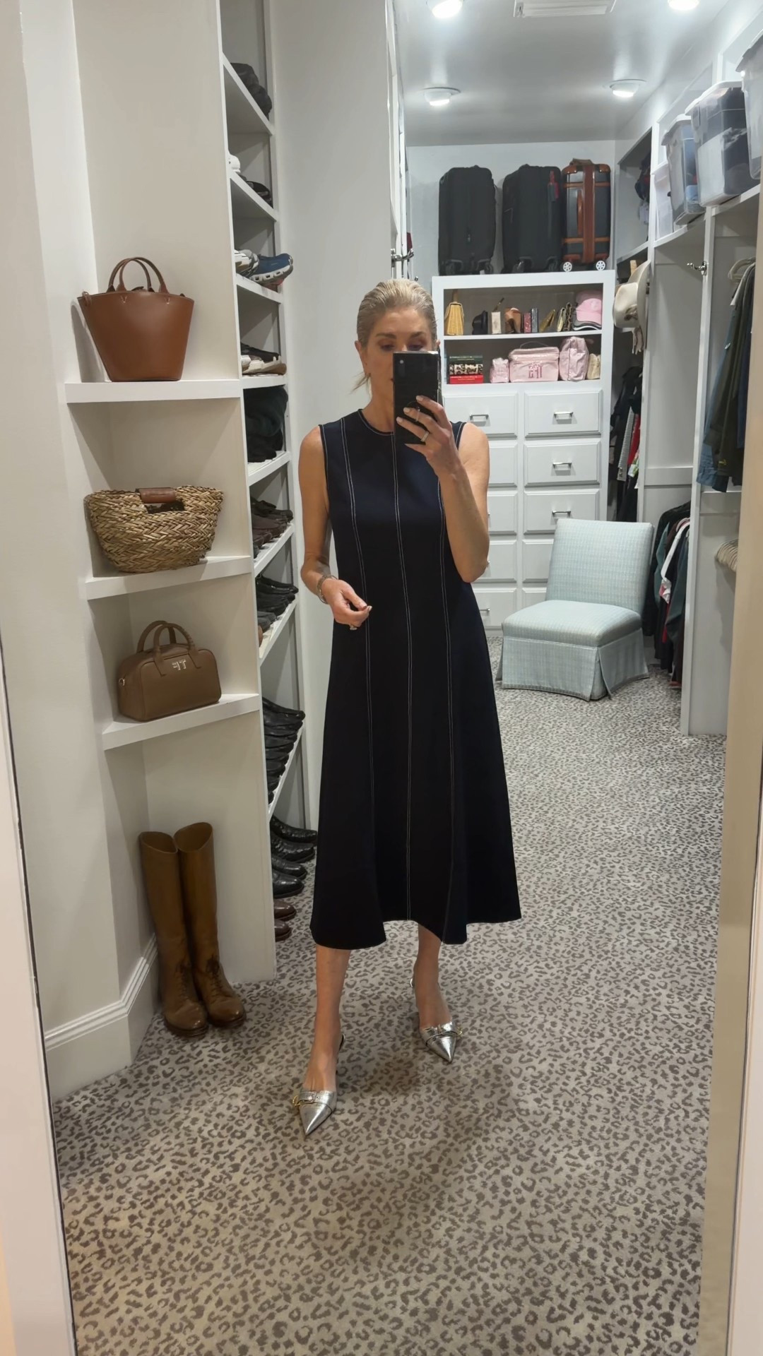 Beautiful lightweight denim dress and tweed jacket from Cartolina. 
Wearing size 4/S

#LTKootd #LTKWorkwear #LTKOver40