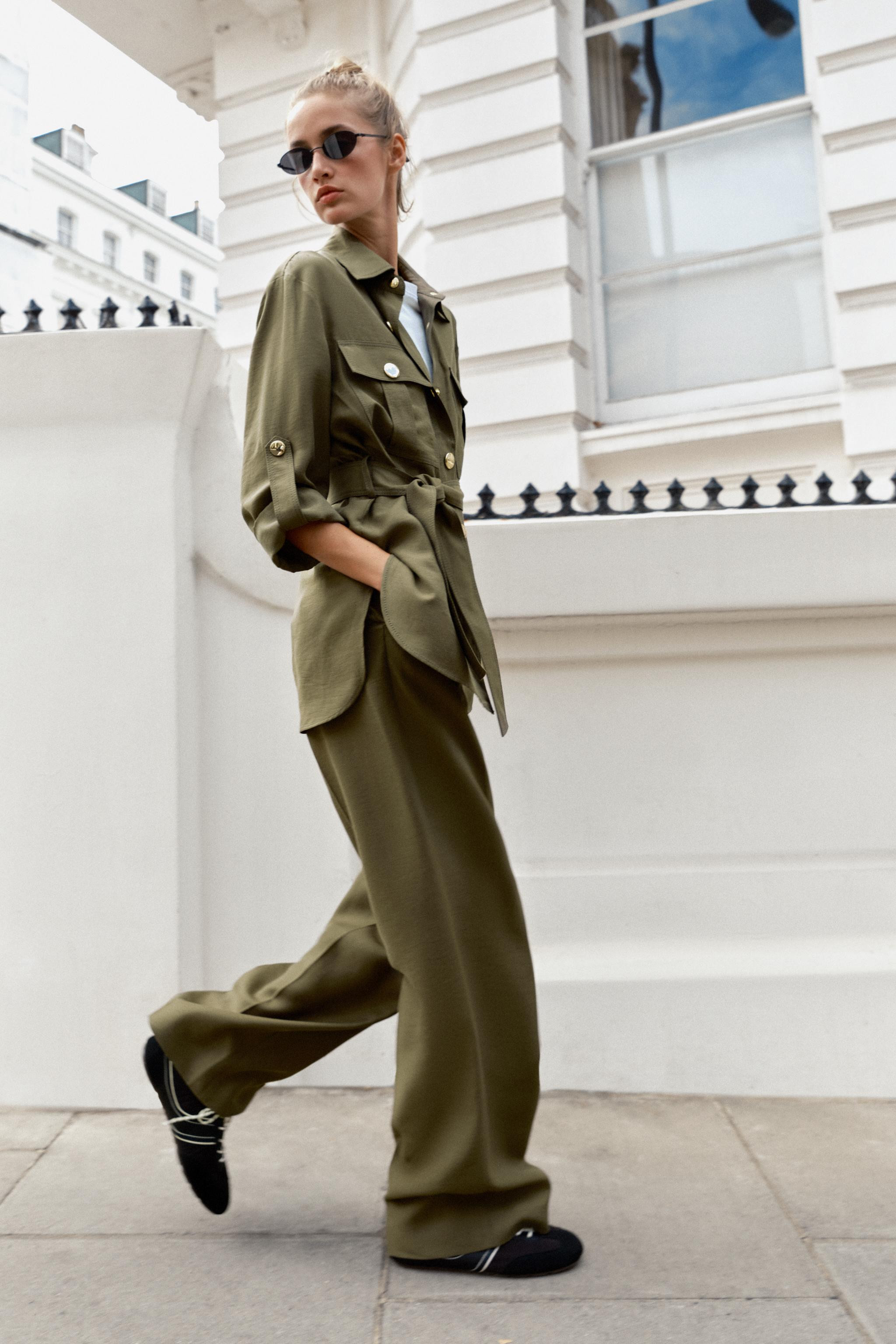 BELTED SAFARI JACKET | Zara US