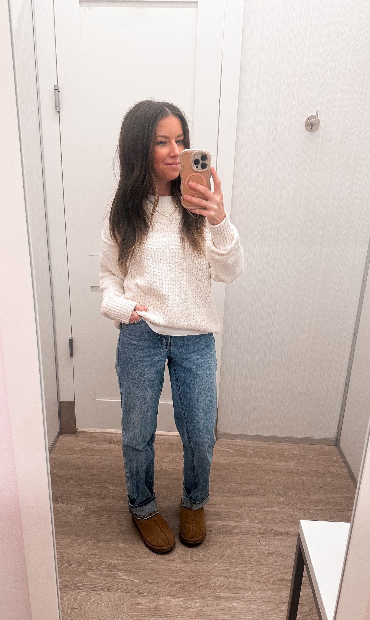 Classic jeans + sweater outfit! 

#LTKootd #LTKFindsUnder50 #LTKPetite