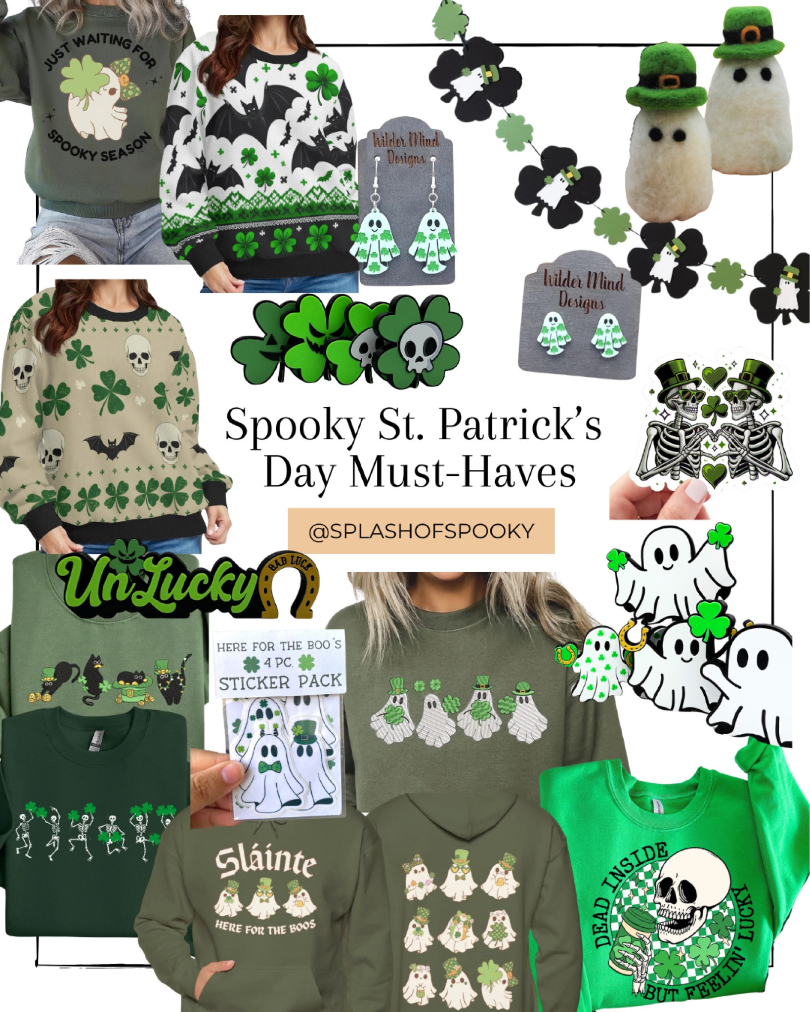 Who says St. Patrick’s Day can’t have a spooky twist? ☘️🎃

If you’re all about keeping the Halloween vibes alive year-round, these spooky green picks are perfect for celebrating the mashup holiday.

#LTKSpringSale #LTKFindsUnder50 #LTKSeasonal