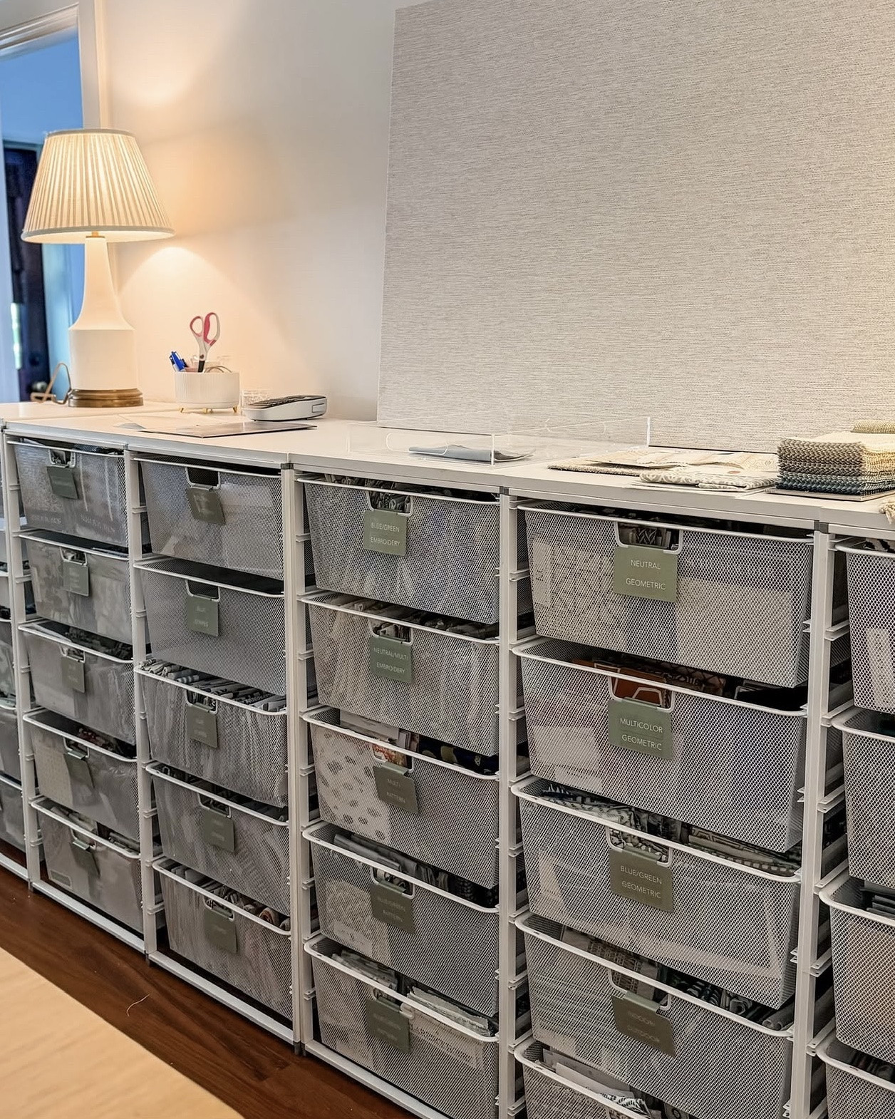 We love working in commercial spaces because they give us the chance to get really creative and think outside our usual bins and labels!