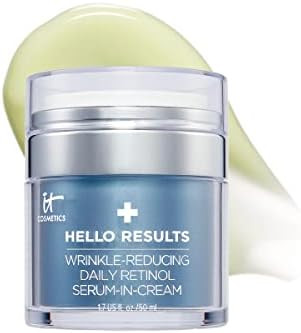 IT Cosmetics Hello Results Wrinkle-Reducing Daily Retinol Serum-in-Cream - Firming & Anti-Aging R... | Amazon (US)