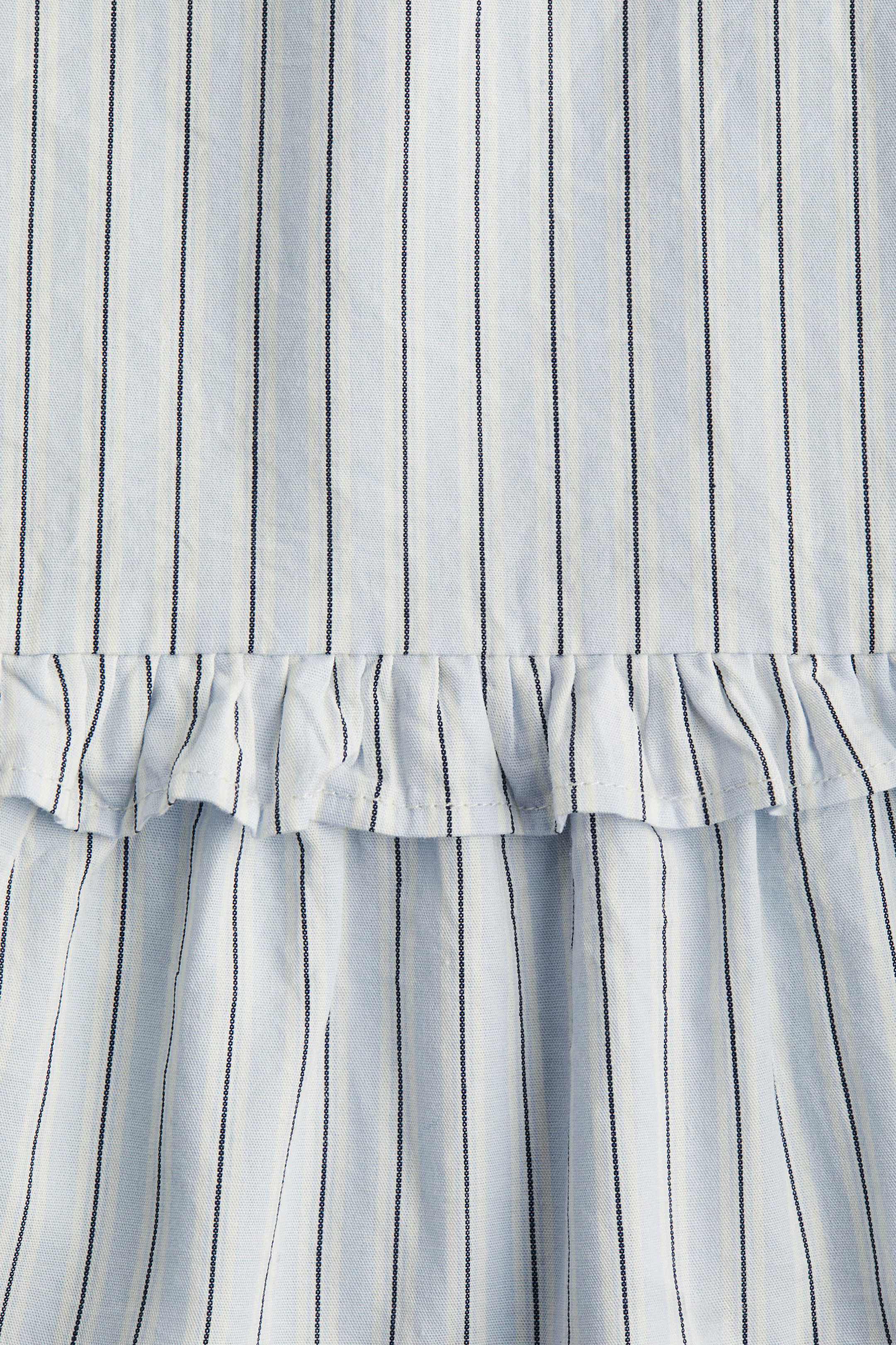 Cotton Peplum Top - Light blue/striped - Kids | H&M US | H&M (US + CA)