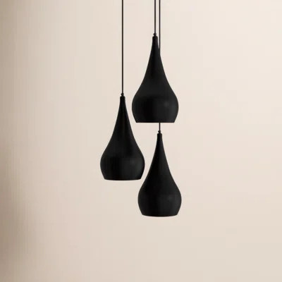 Franconia 3 - Light Cluster Teardrop Pendant | Wayfair North America