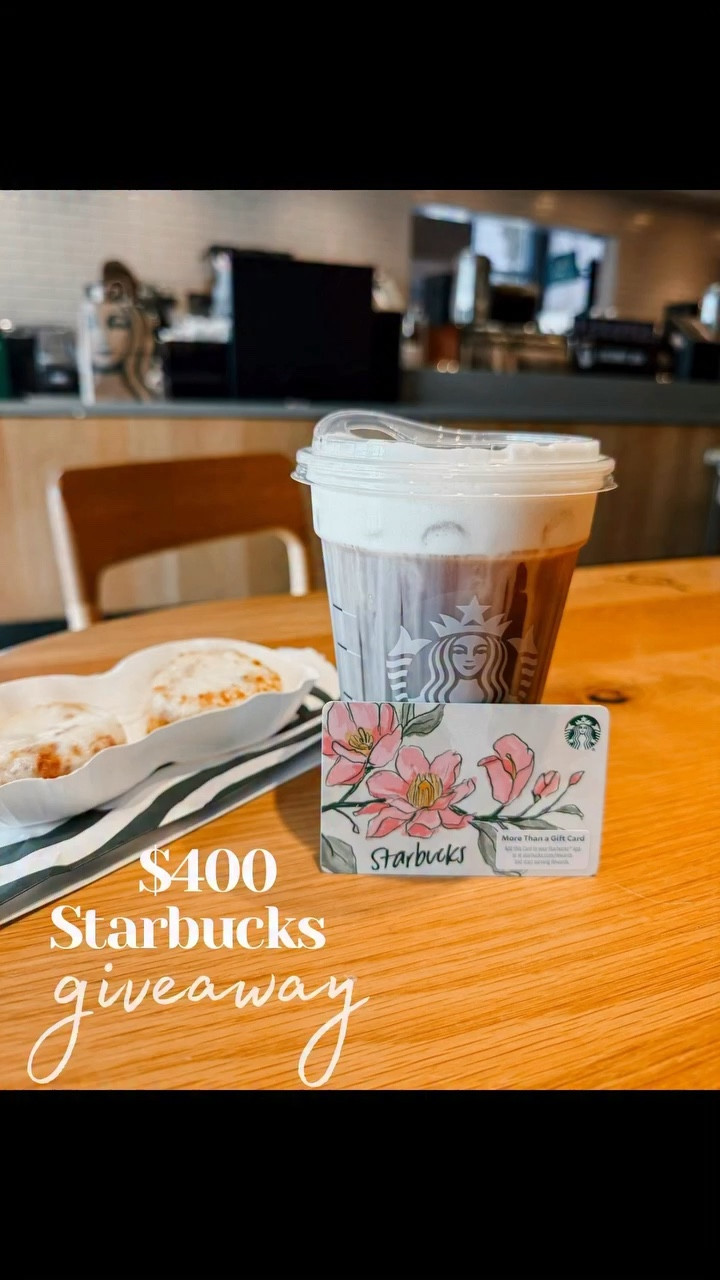 ✨ GIVEAWAY ✨

I am giving away a $400 STARBUCKS GIFT CARD ☕️

It’s super easy to enter!

—

1️⃣ Like this post ❤️
AND tell me your favorite Starbucks order ☕️

2️⃣ Head to @modernmomgiveaways  and follow their instructions to COMPLETE your entry ✨

⏰ CONTEST ENDS: THIS FRIDAY 3/13/26 📅

⚠️ Please Note:
This contest is in no way sponsored, administered or endorsed by Instagram, Inc. or any of the companies in the photo.

By entering you confirm that you are at least 18 years old, release Instagram of responsibility, and agree to Instagram’s terms of use.

🛒 No purchase necessary.