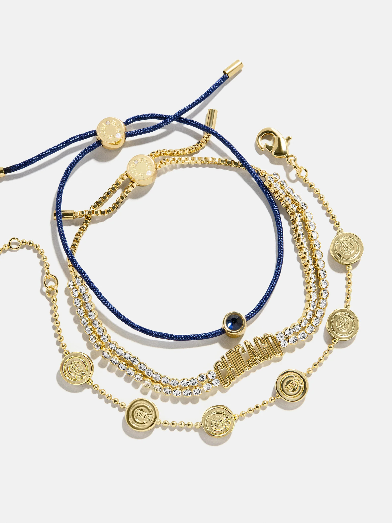 MLB Bracelet Set - Chicago Cubs | BaubleBar