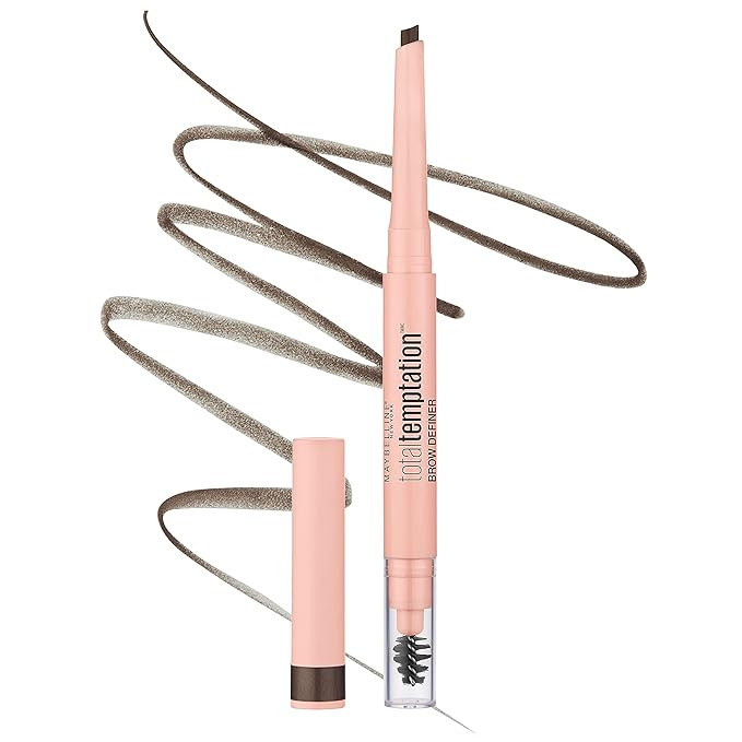 Amazon.com: Maybelline Total Temptation Eyebrow Definer Pencil, Deep Brown, 1 Count | Amazon (US)