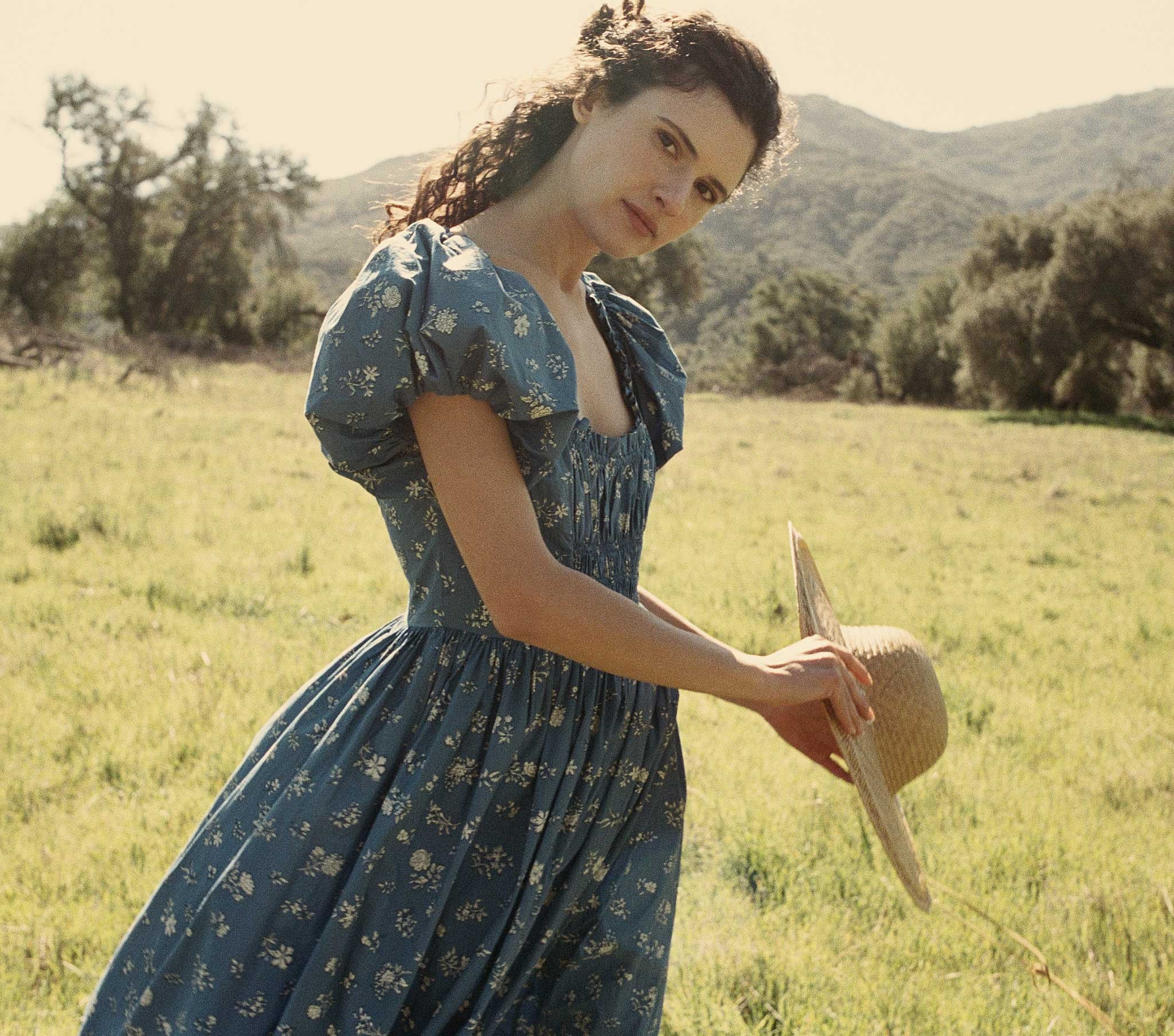 DEIA DRESS -- BLUE BOUTON DE ROSE | DOEN