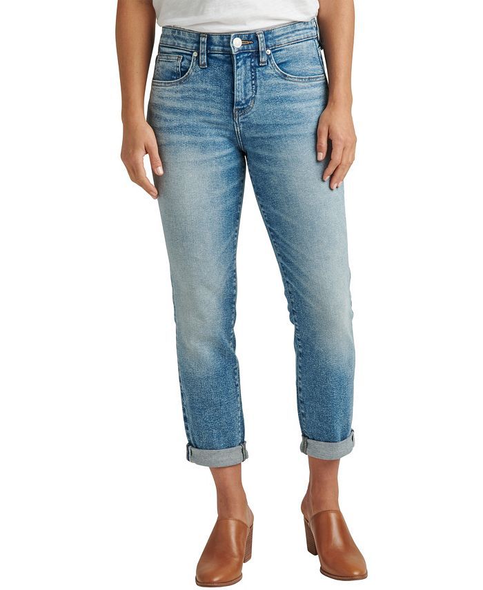 JAG Petite Carter Mid Rise Girlfriend Jeans & Reviews - Jeans - Petites - Macy's | Macys (US)