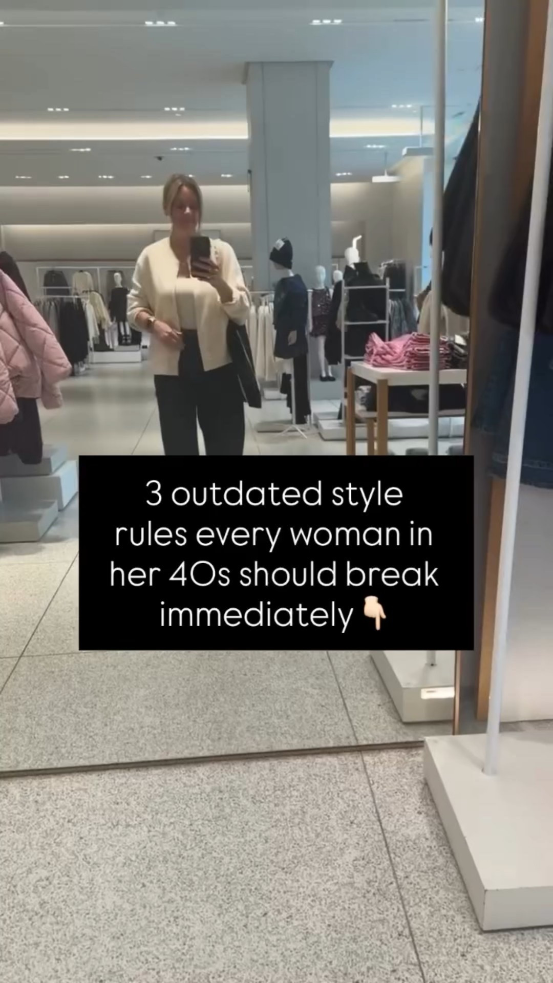 It’s 2026. Can we please stop following these style “rules”? 🙅‍♀️ 

Here are 3 that every woman in her 40s should definitely break: 
1️⃣ “You can’t mix black and navy.” – This combo is so chic when done right — think navy blazer + black pants = instant polish. 
2️⃣ “You can’t wear white after Labor Day.” – White denim, cream sweaters, and ivory coats are fall/winter staples. Trust us, they look expensive. 
3️⃣ “Gold and silver don’t go together.” – Mixed metals make your accessories look effortless, not overthought. It’s the ultimate modern move. 

It’s time to wear what works for you — not what someone said was “appropriate” years ago. ✨ Need help refreshing your wardrobe and finding your modern style? Book a Personal Styling Session — link in bio.