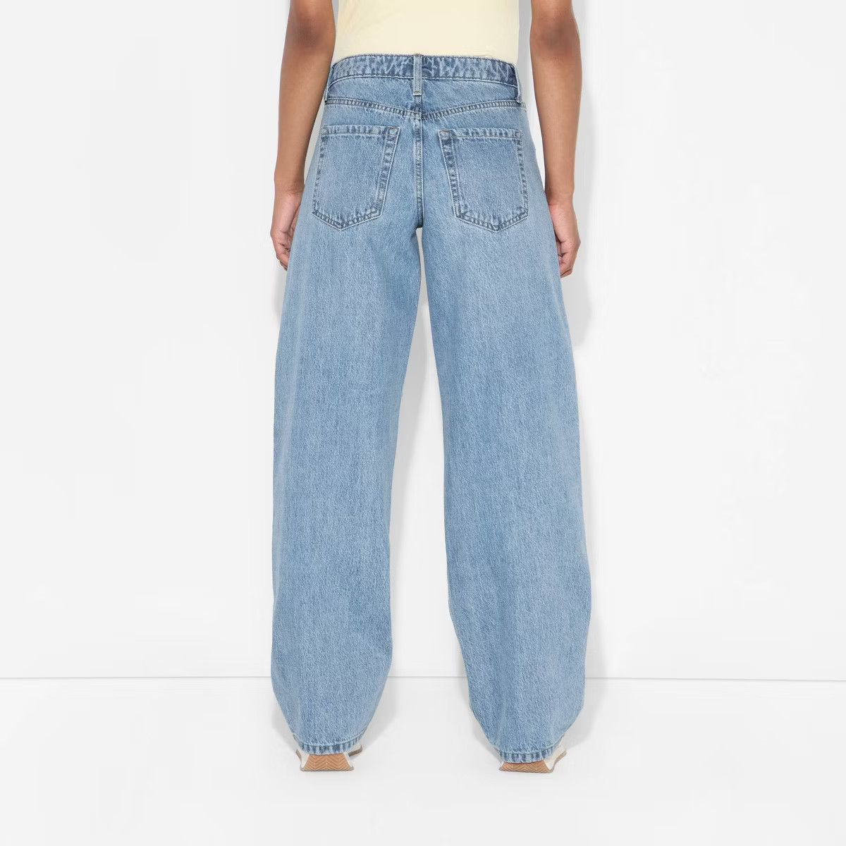 Women's Mid-Rise Barrel Jeans - Wild Fable™ Indigo 8 | Target