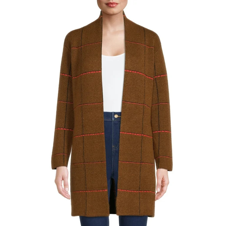 Time and Tru Women's Open Front Cardigan | Walmart (US)