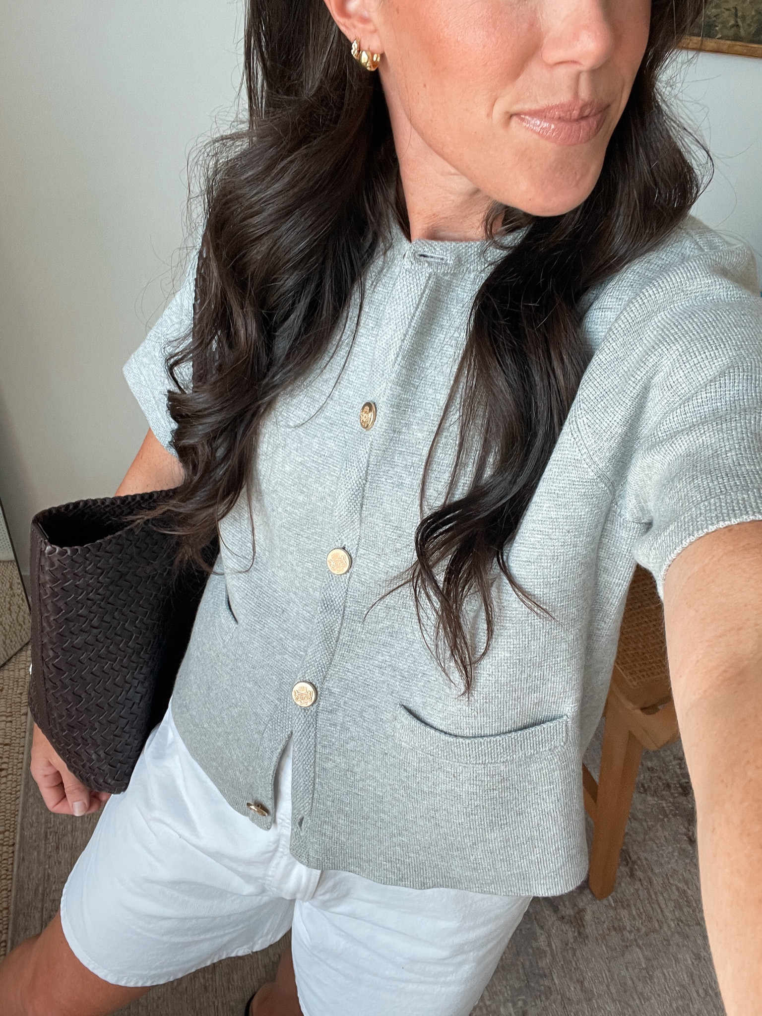 Short Sleeve Lady Jacket - small
Denim shorts- 26 for looser fit

#LTKSeasonal #LTKStyleTip