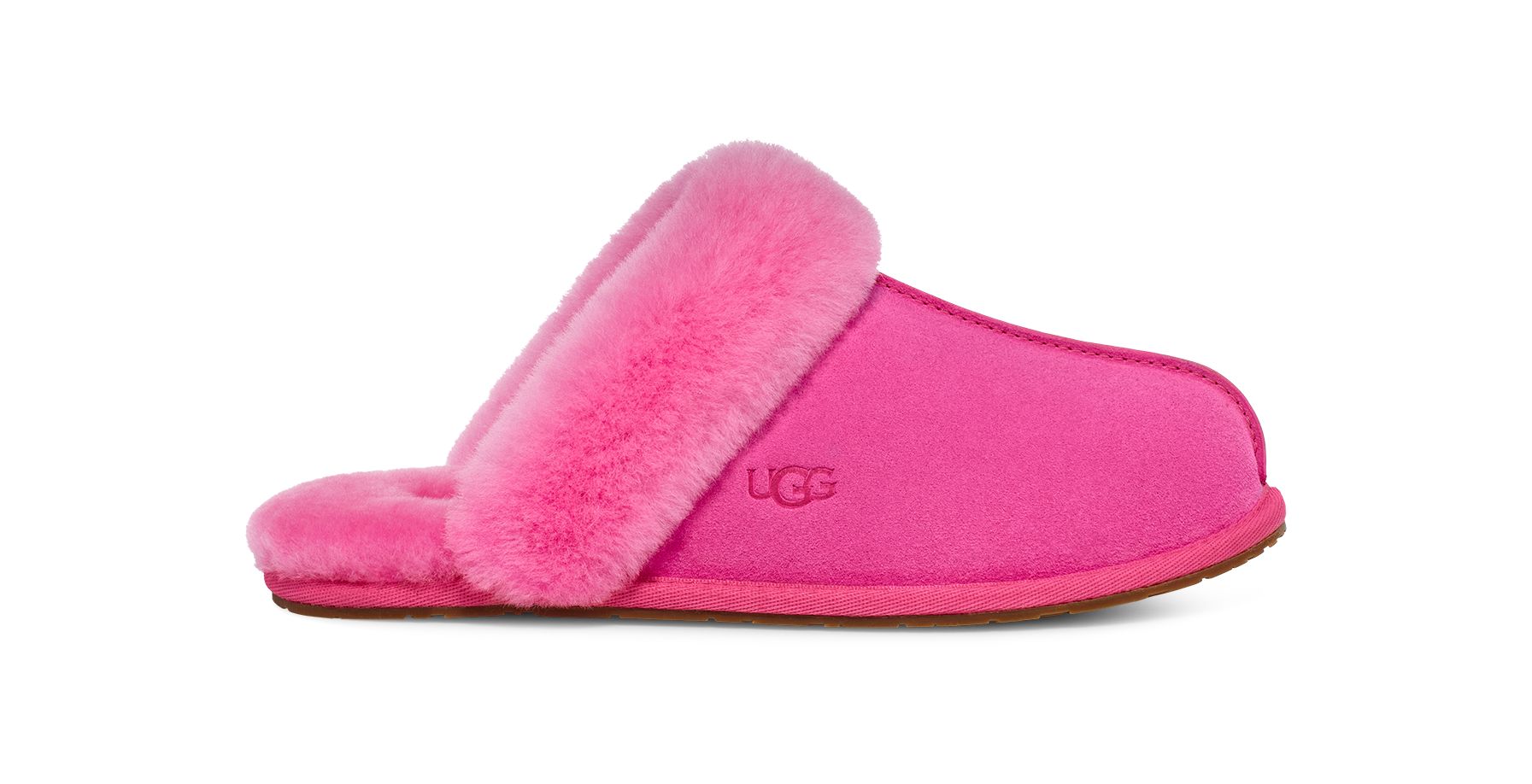 UGG Women's Scuffette II Suede Sheepskin Slipper in Carnation, Size 12 | UGG (US)