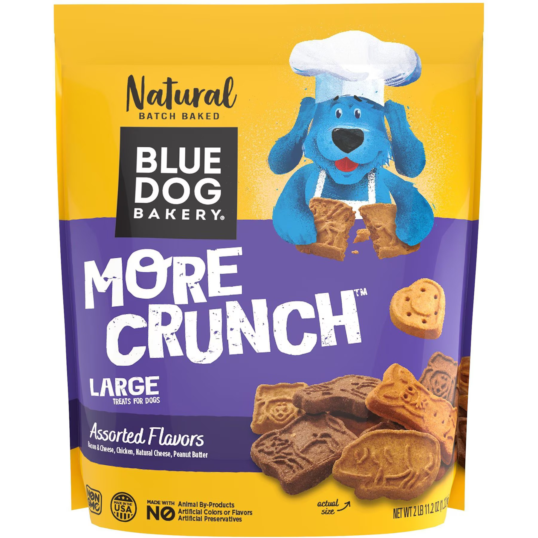 Blue Dog Bakery More Crunch Assorted Flavors Dog Treats, 86.4-oz bundle | Chewy