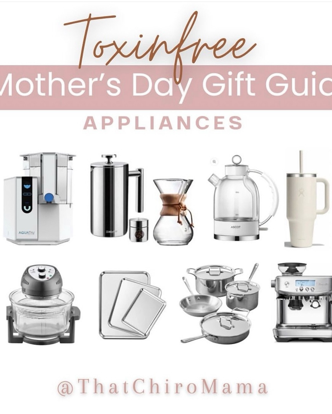 ‼️For the full list with links comment below “ MOM” ⤵️⤵️⤵️!

“Women of childbearing age should limit their exposure to hormone-disrupting chemicals that can harm the reproductive system and fetal development.

Preservatives like parabens have been linked to diminished fertility, lowered thyroid levels and other reproductive problems”

→ We women use many more toxic products overall than men and this is the perfect time to gift your favorite mama, grandma (and yourself!) a start at a lowtox lifestyle!

There is SO much more I can add to this list which makes me happy that there are so many conscious companies we should support!

⤵️⤵️⤵️For the FULL Mother’s Day guide with discount links, comment below “MOM” and I will send it your way!

#mothers #mothersday #mothersdaygift #toxinfree #nontoxic