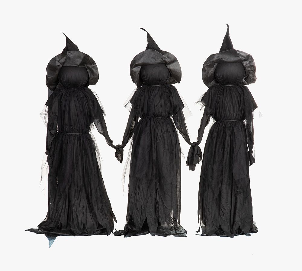 Lit Halloween Witches - Set of 3 | Pottery Barn (US)