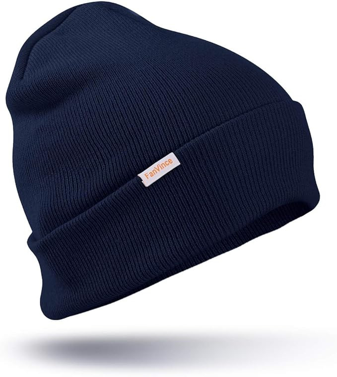 FANVINCE Daily Beanie Men Women Winter Thermal Hats Cuffed Knit Skull Cap Warm Womens Mens Gifts | Amazon (US)