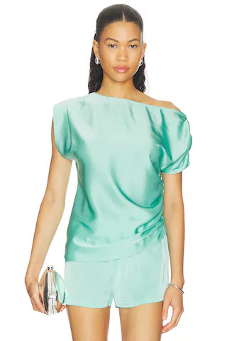 Amanda Uprichard Elroy Top in Seaglass from Revolve.com | Revolve Clothing (Global)