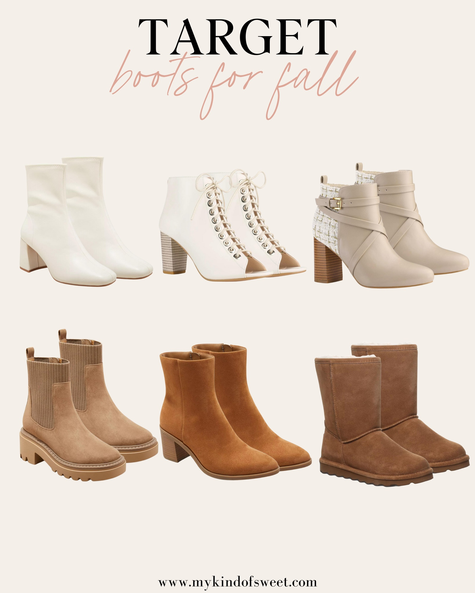 These Target boots are perfect for fall outfits and keeping in the warmth in the cooler season. 

#LTKStyleTip #LTKShoeCrush #LTKSeasonal