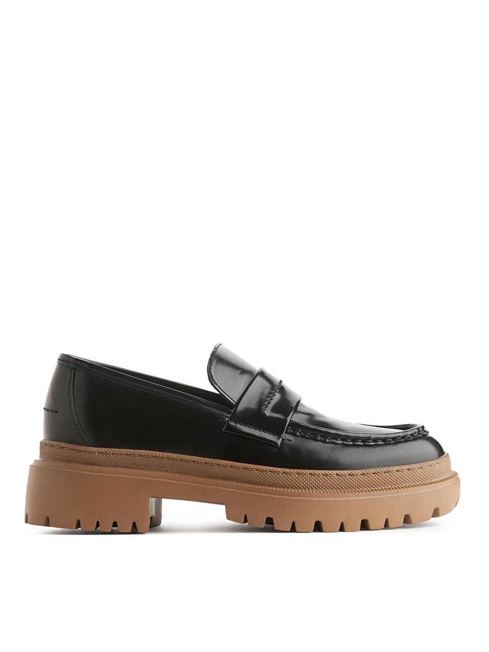 Chunky-Sole Leather Loafers | ARKET