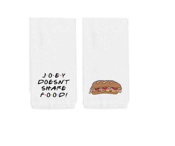 Joey Doesn't Share Food Decorative Kitchen Towels set of | Etsy | Etsy (US)