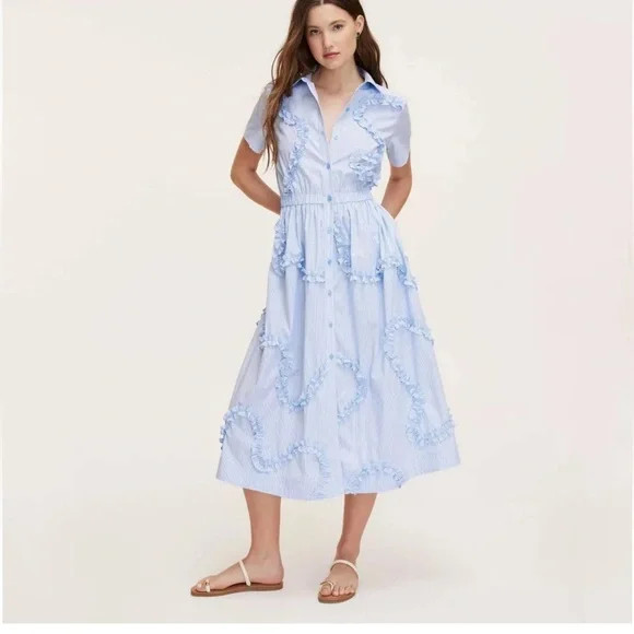 Women's Ribbon Short Sleeve Midi Shirtdress - kate spade New York M | Poshmark